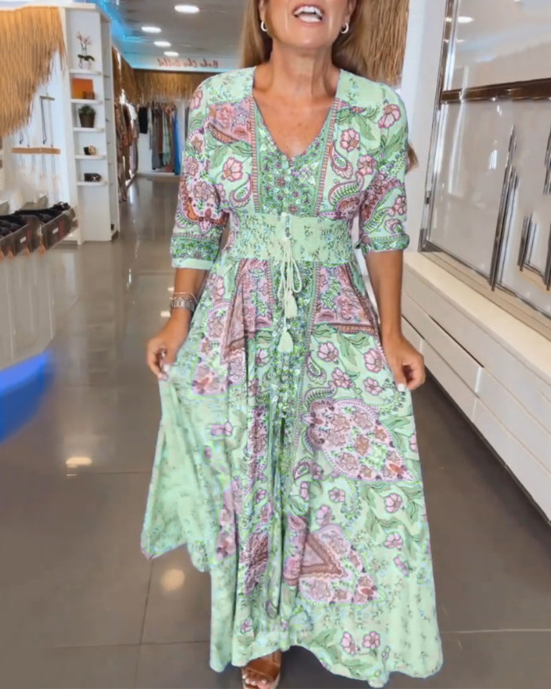 Solea Bohemian Bloom Dress