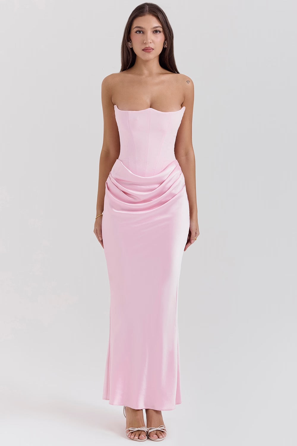Solea Satin Empress Gown