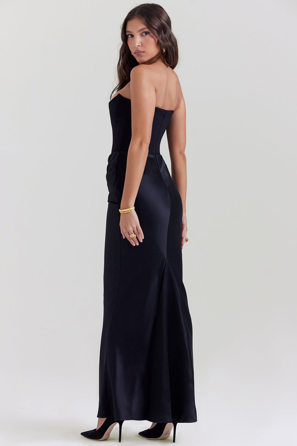 Solea Satin Empress Gown