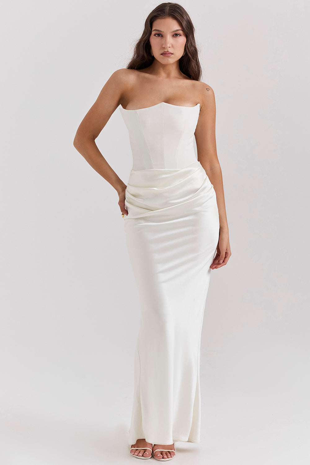 Solea Satin Empress Gown