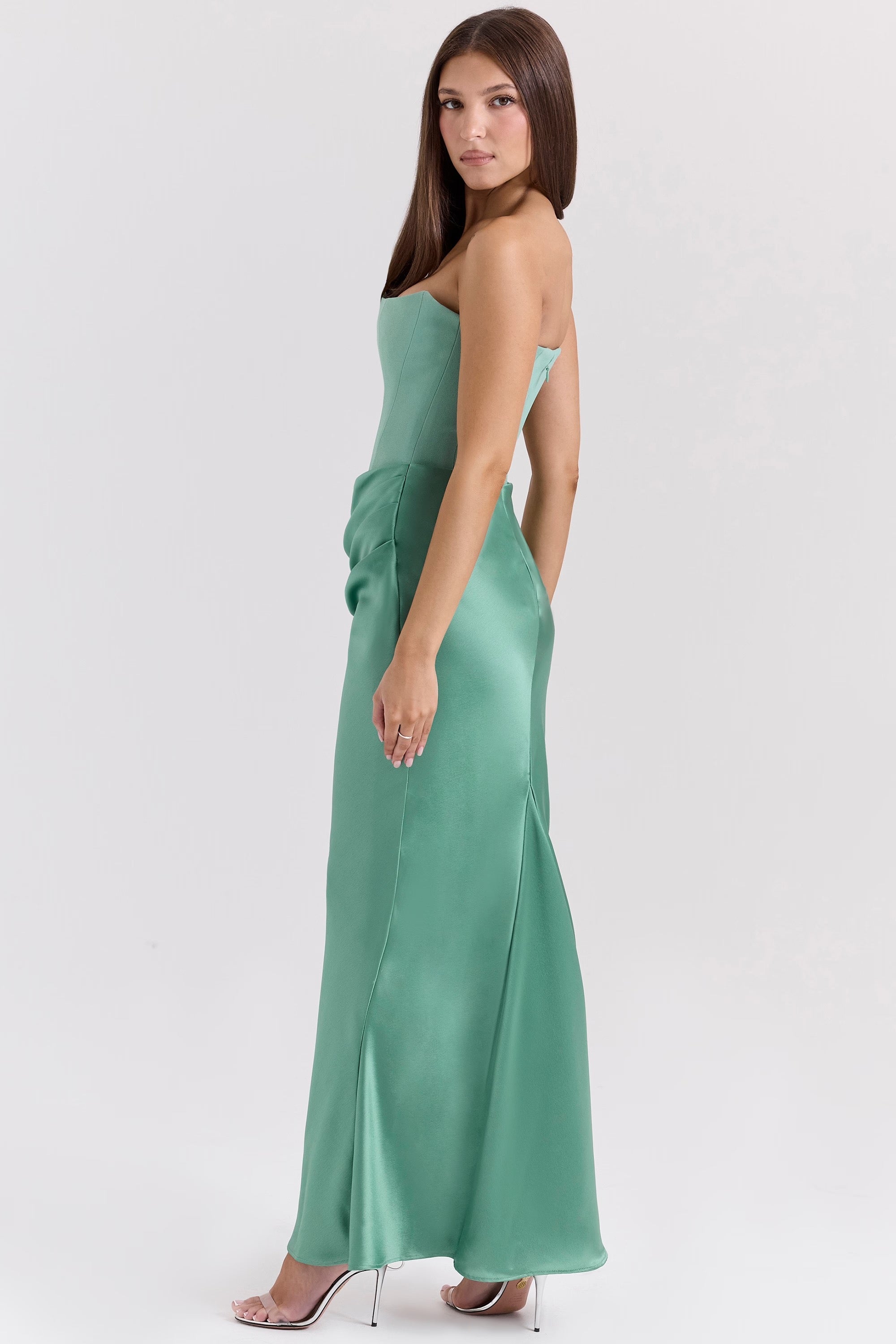 Solea Satin Empress Gown