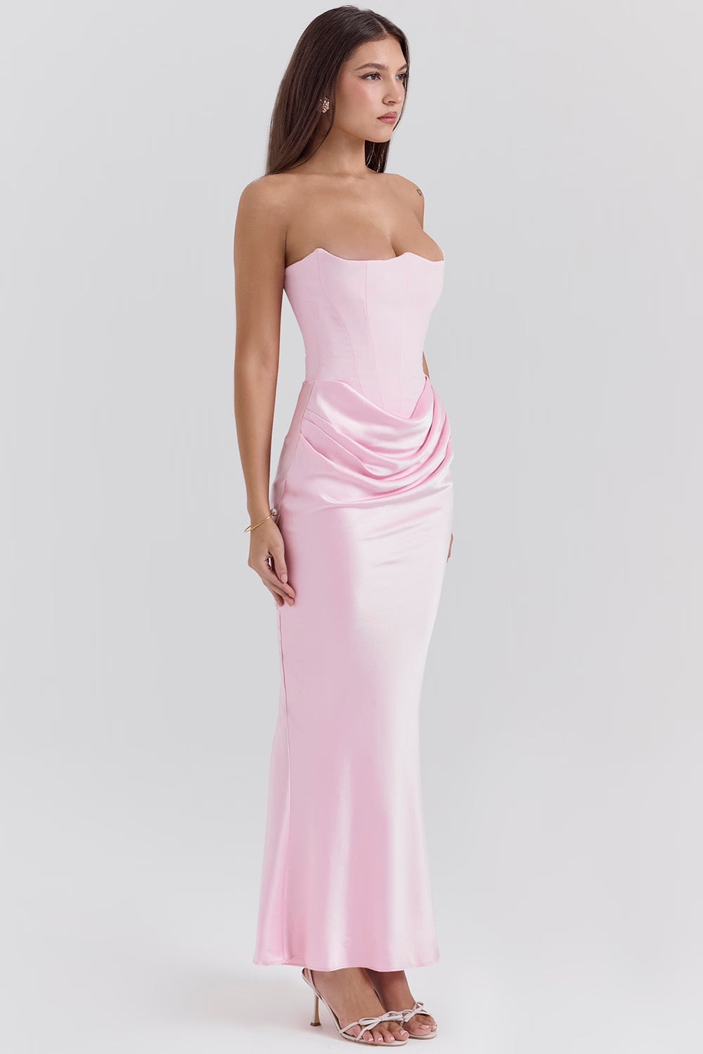 Solea Satin Empress Gown