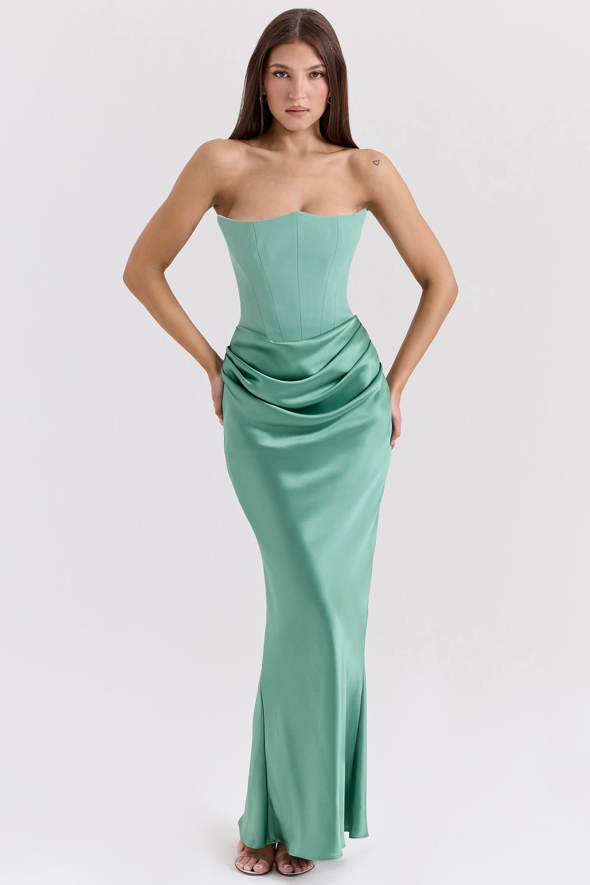 Solea Satin Empress Gown