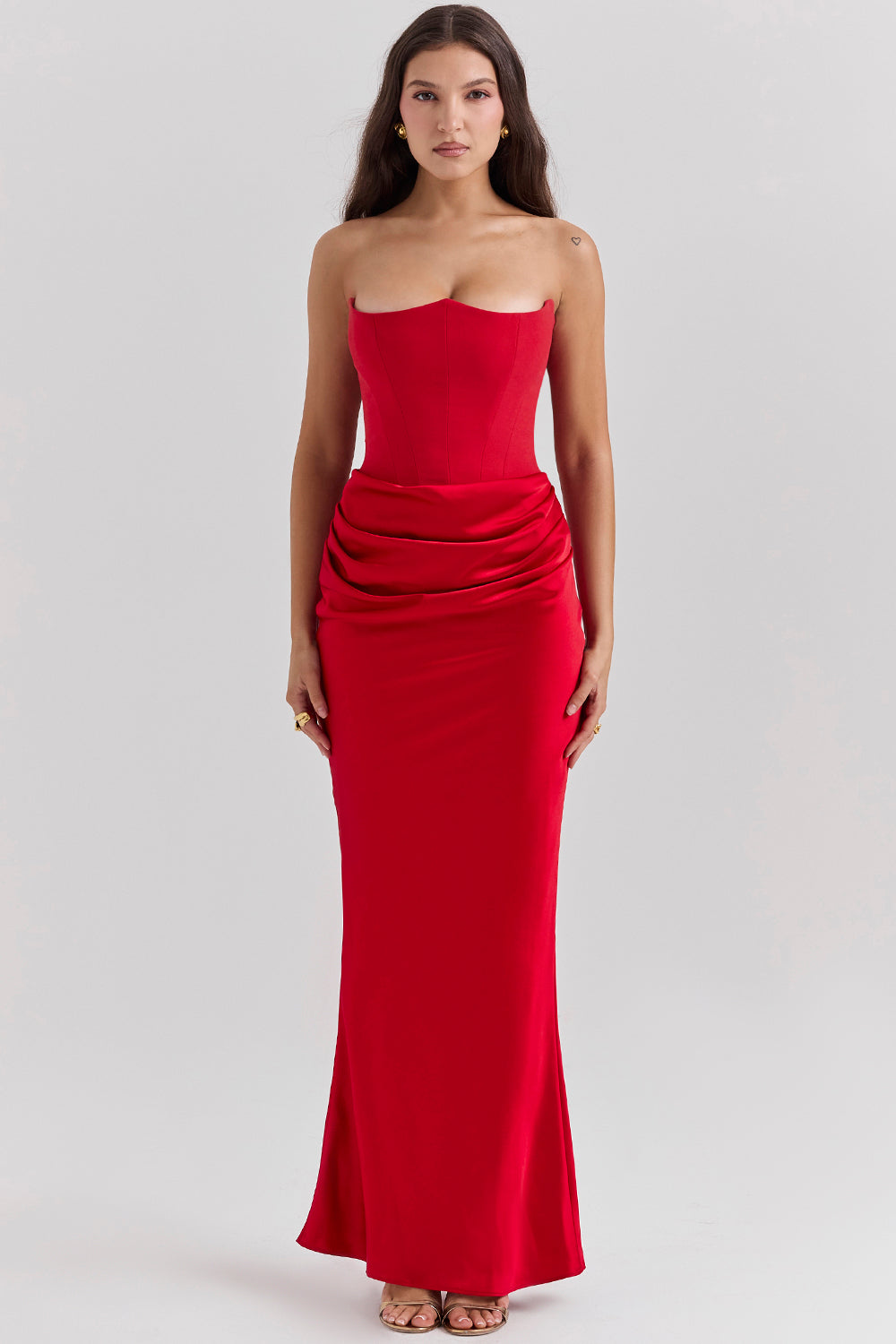 Solea Satin Empress Gown