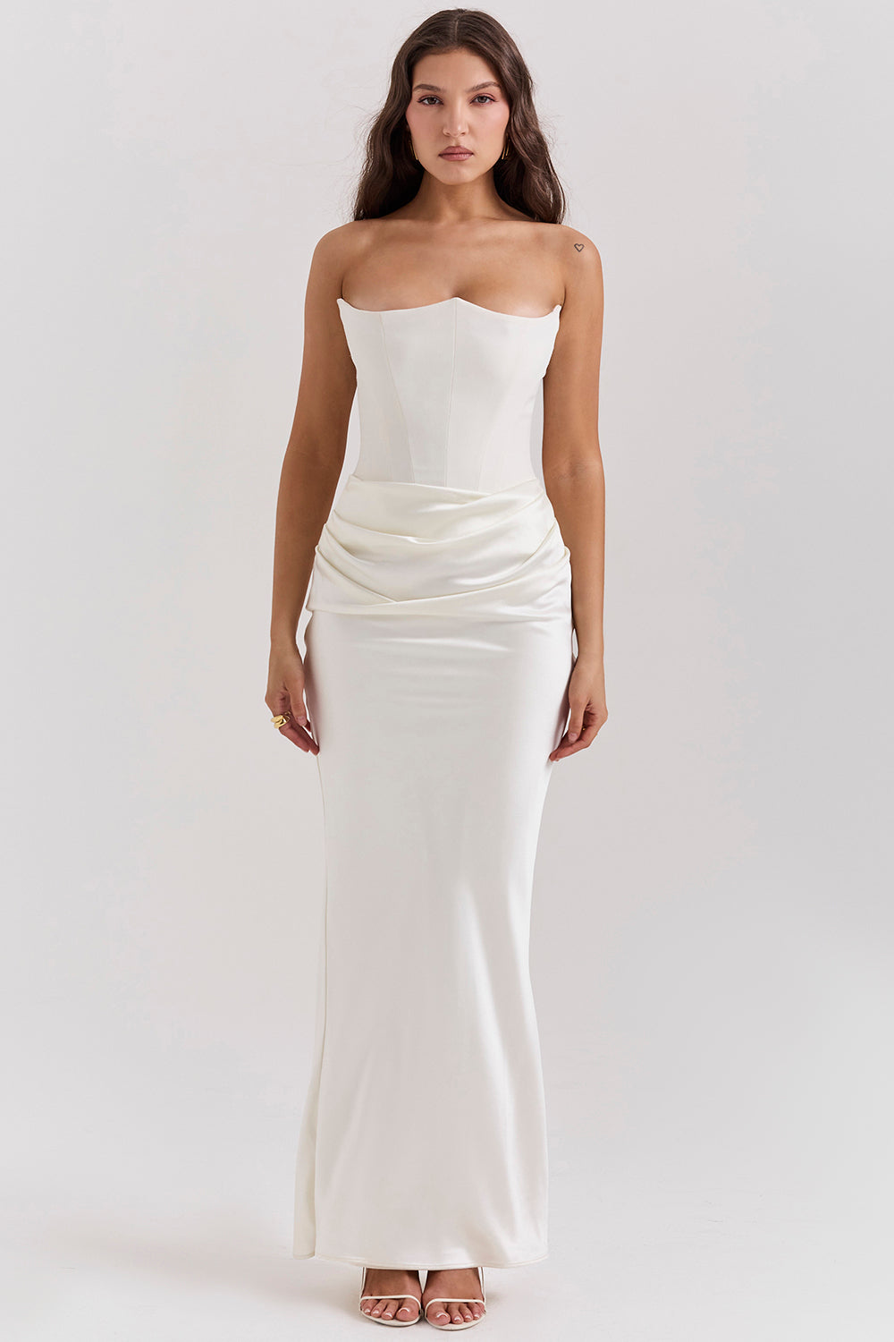 Solea Satin Empress Gown