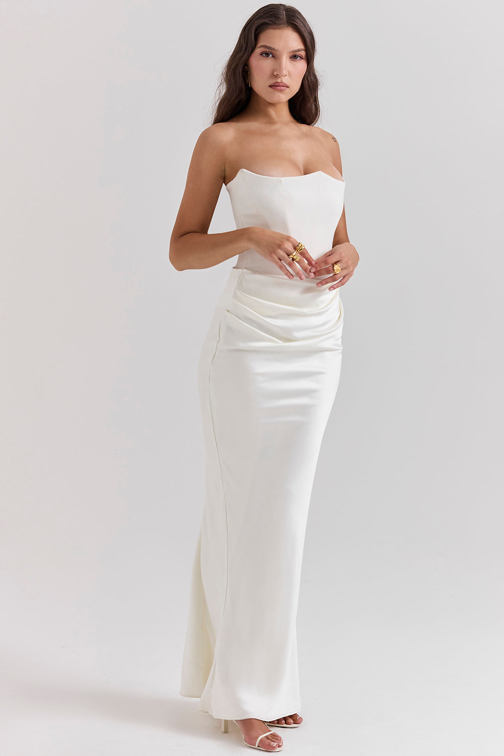 Solea Satin Empress Gown