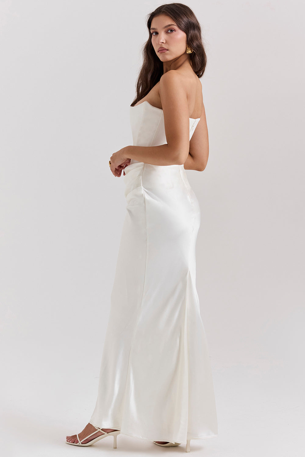 Solea Satin Empress Gown