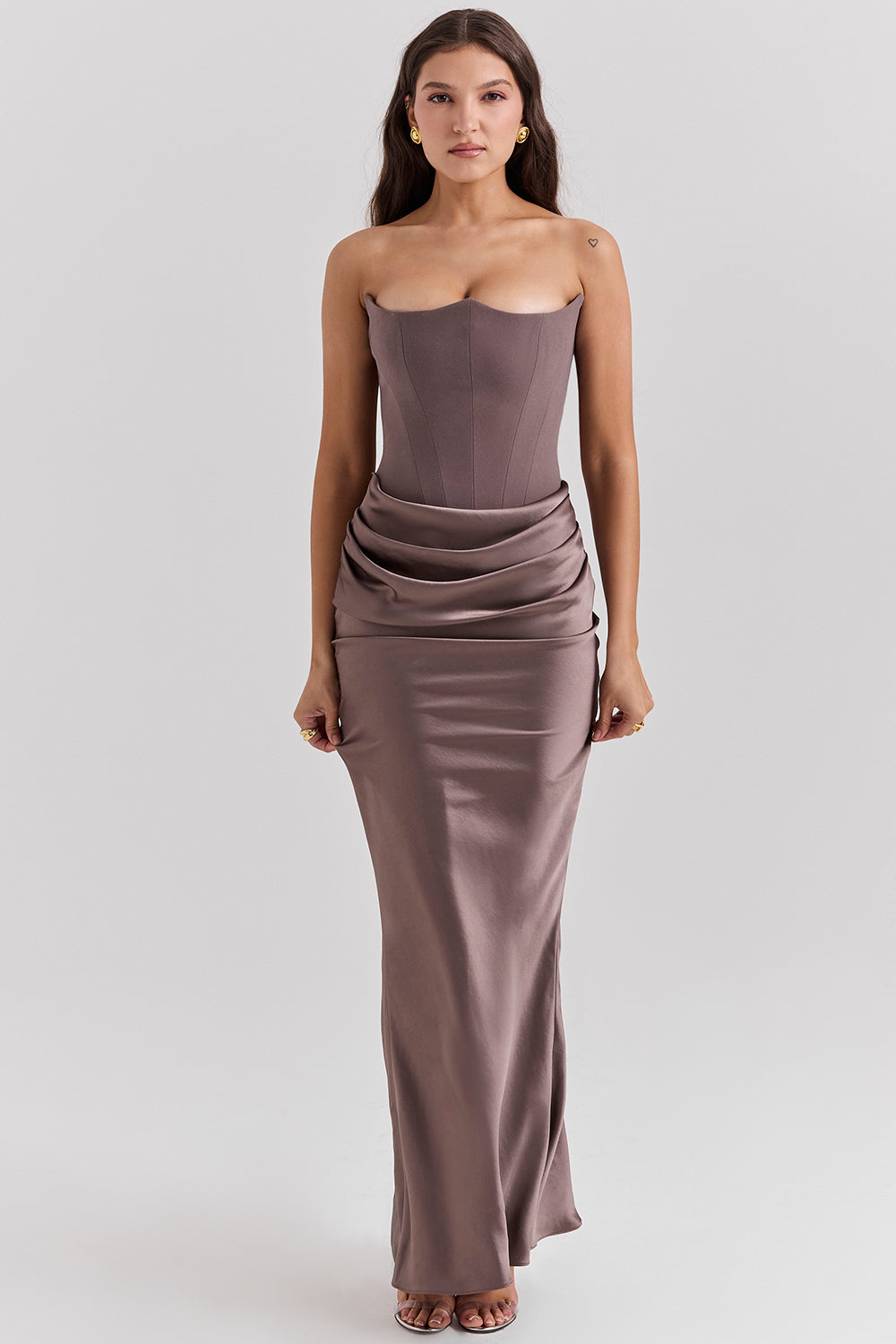 Solea Satin Empress Gown